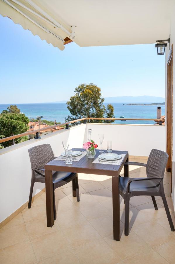 Pension Stelios Ouranoupoli Bagian luar foto